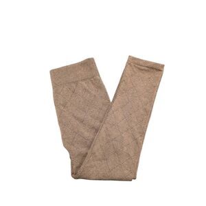 NWT First Kick Maternity Solid Brown Lined Cozy Leggings Women's Size L/XL